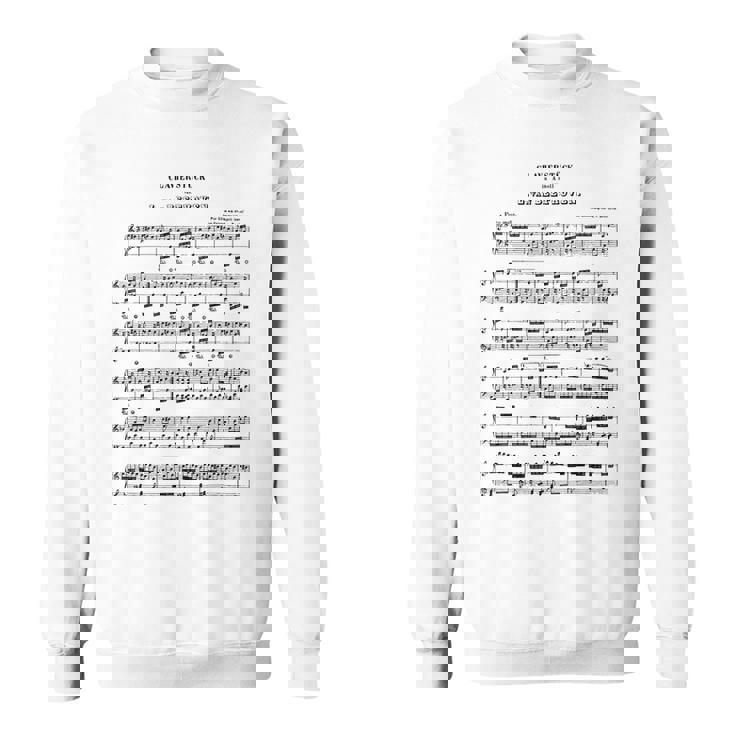 ベートーヴェン 楽譜 ピアノ ピアニスト スウェットシャツ