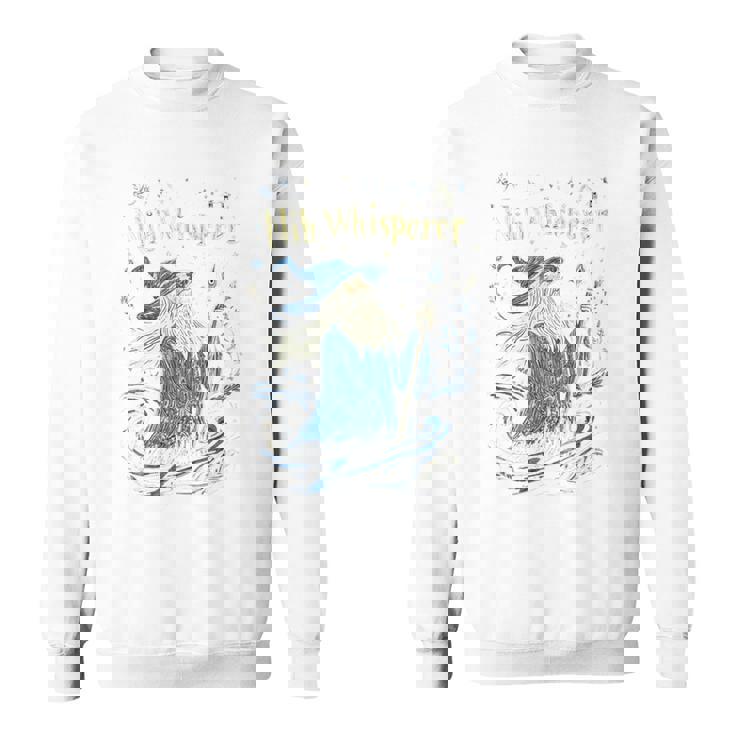 ペン先 ウィスパラー デザイン 面白い 魔法使い インク 描画 美学 長袖tシャツ スウェットシャツ