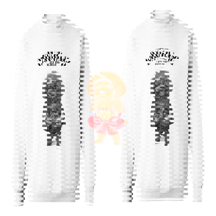 ボクシングチャンピオン プードル ドッグファイター スウェットシャツ