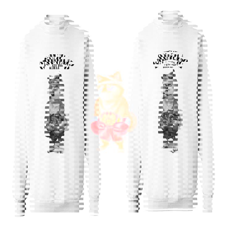 ボクシングチャンピオン 柴犬ファイター スウェットシャツ