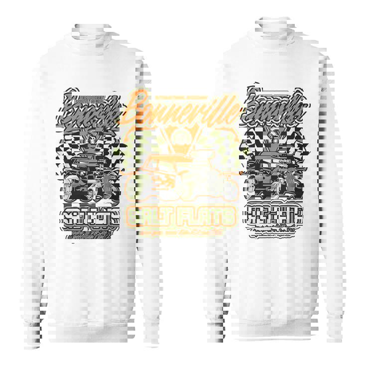 ボンネビル ソルト フラッツ ヴィンテージ レトロ ホットロッド レースカー スウェットシャツ