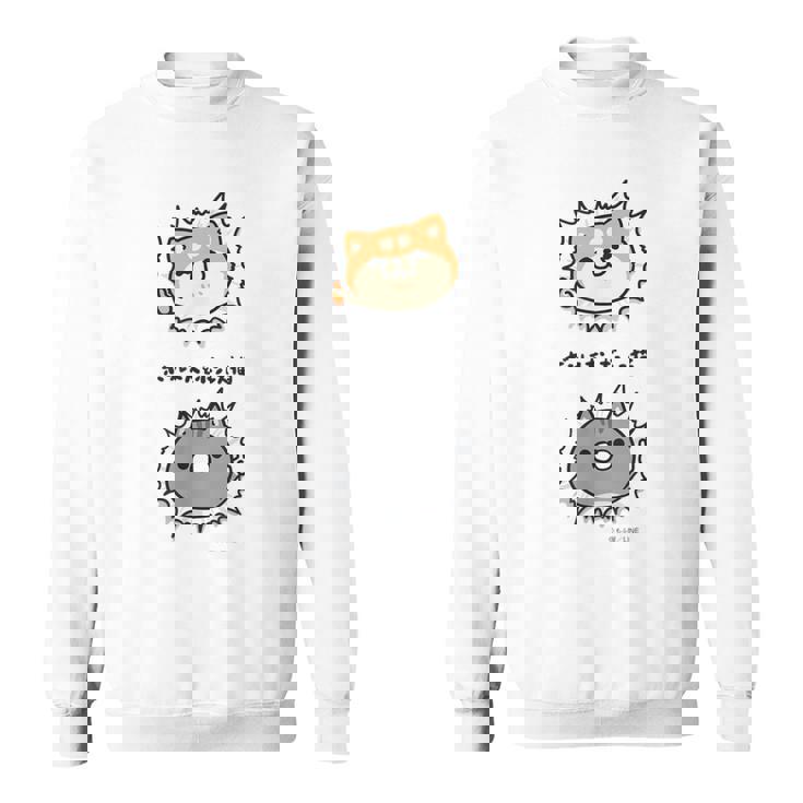 ボンレス犬とボンレス猫 Good スウェットシャツ