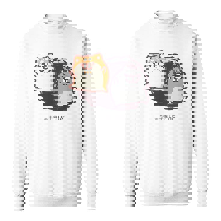 ボンレス犬とボンレス猫 参上 スウェットシャツ