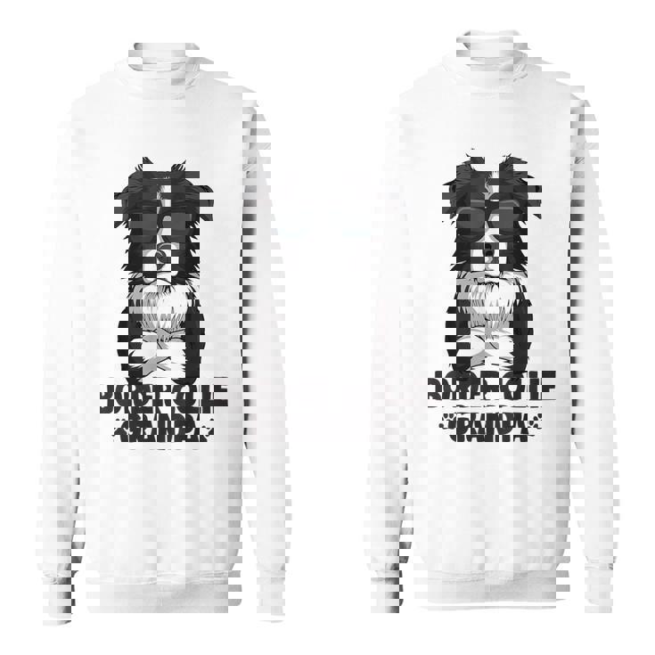 ボーダーコリー 犬 おじいちゃん スウェットシャツ