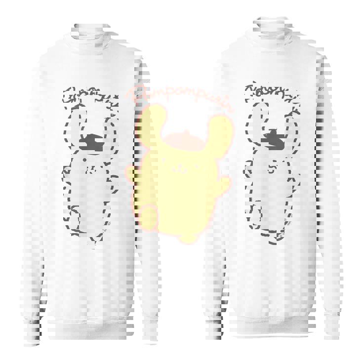 ポムポムプリン ジャンプ ライトカラー スウェットシャツ