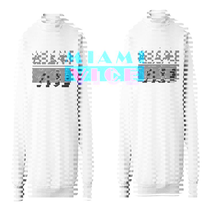 マイアミバイスのロゴ スウェットシャツ