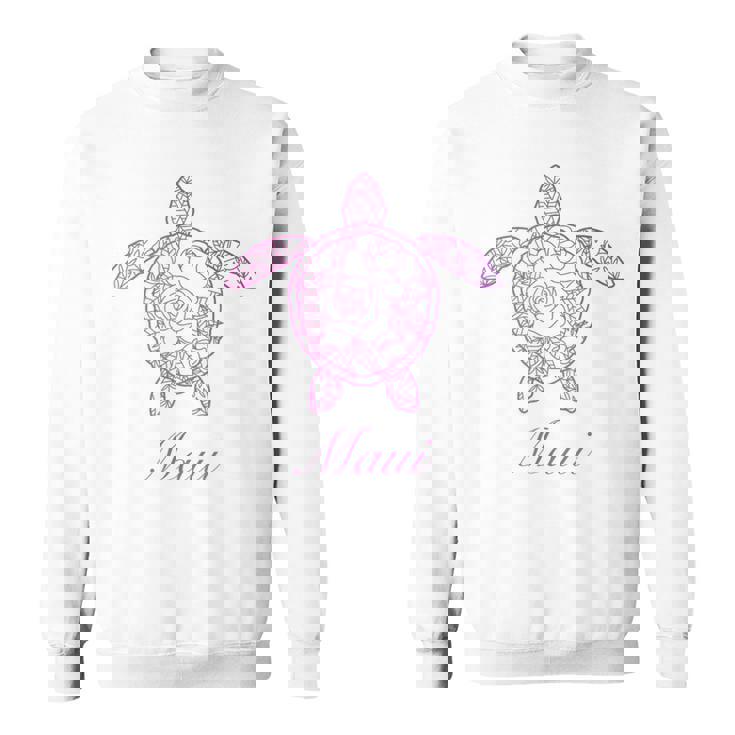 マウイ ウミガメ ハワイ Hi ハワイアン トライバル タートル ホヌ キュート スウェットシャツ