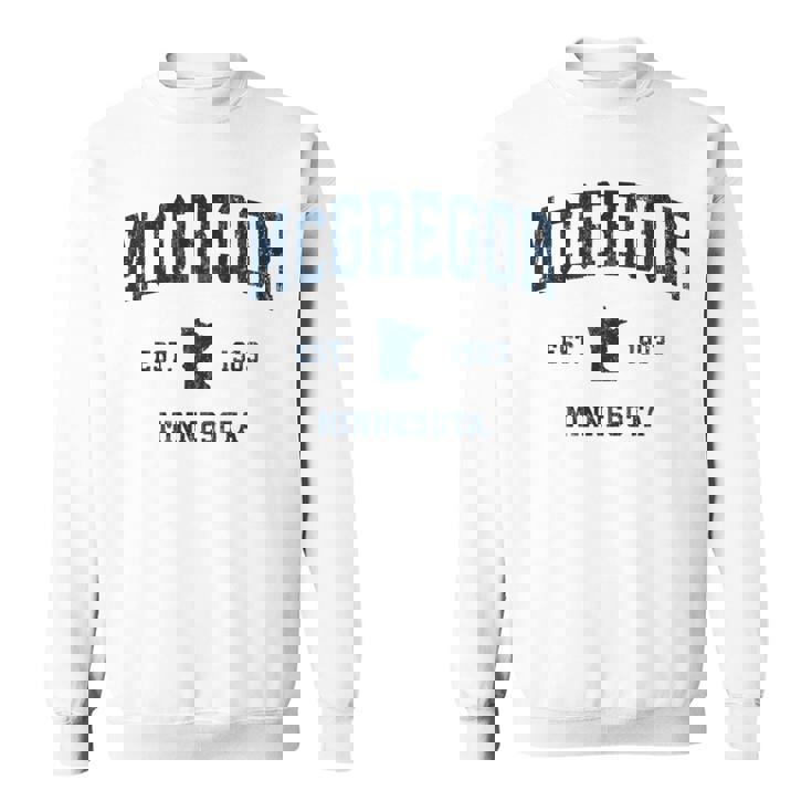 マクレガー ミネソタ Mn ヴィンテージ アスレチック ネイビー スポーツデザイン 長袖tシャツ スウェットシャツ