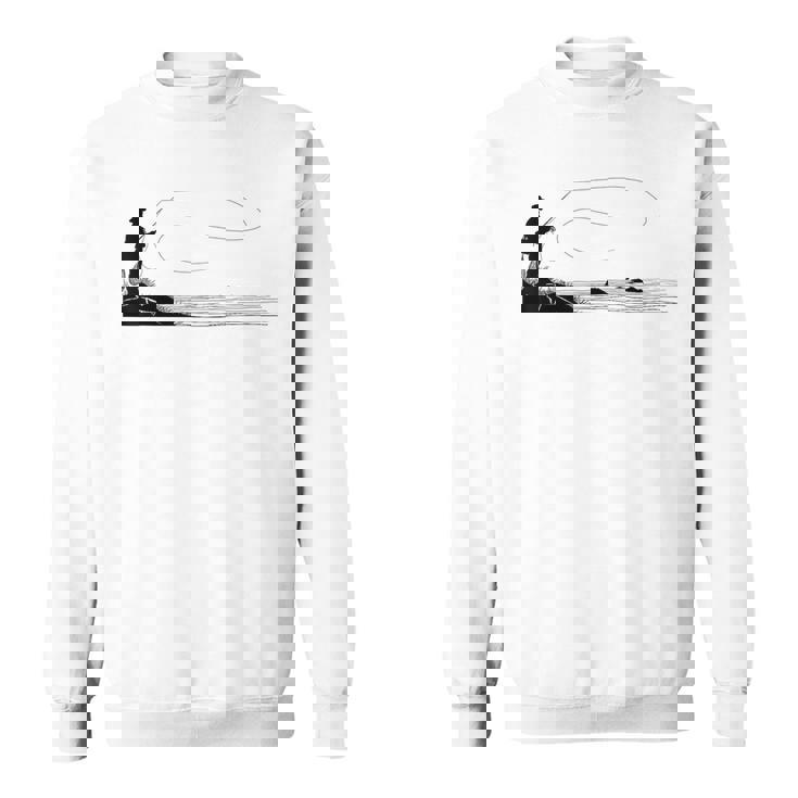 マス フライフィッシング サーモン スウェットシャツ