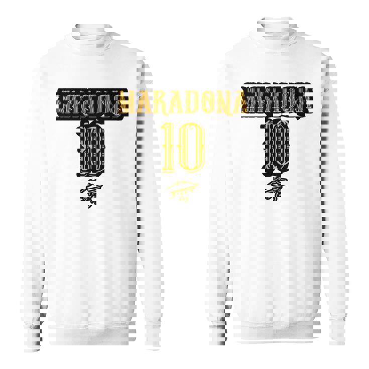 マラドーナ 10 長袖tシャツ スウェットシャツ