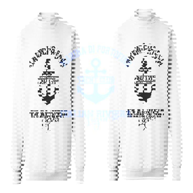 マリーナ・ディ・ポルトフィーノ イタリアン リビエラ ヨットクラブ ボートバケーション スウェットシャツ