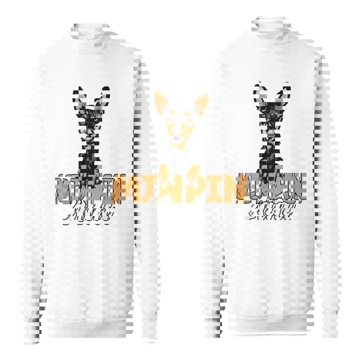 ミニピン ママ かわいい ミニチュア ピンシャー 犬 ママ ミニピン マザー スウェットシャツ