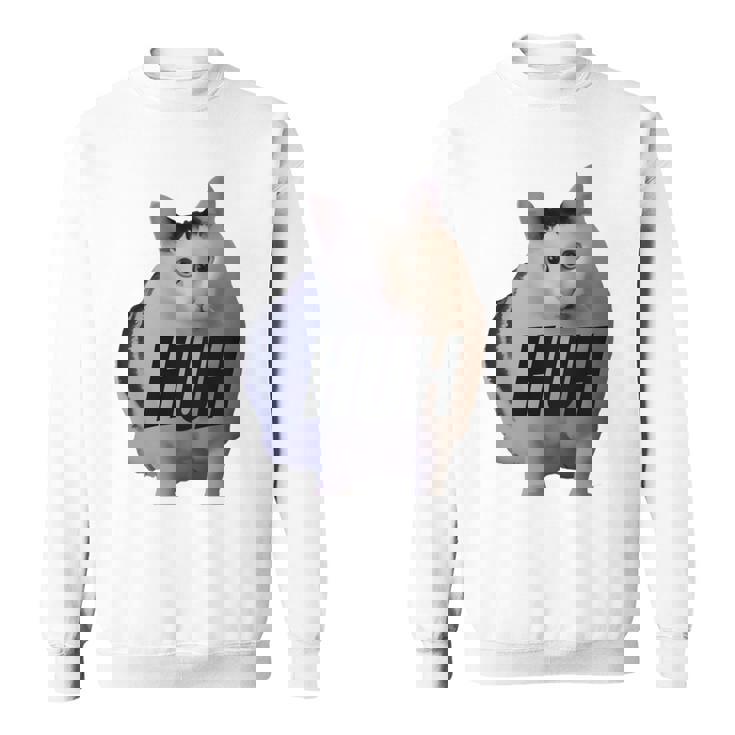 ミームハァキャット面白い 長袖tシャツ スウェットシャツ