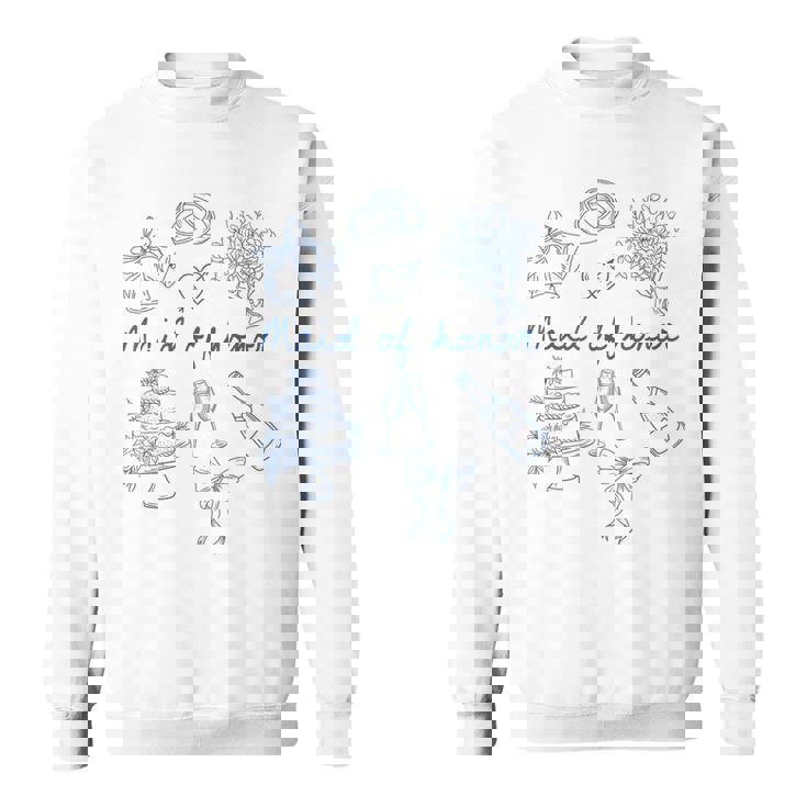 メイド・オブ・オナー ブライズメイド ブライダルパーティー 結婚式 独身 スウェットシャツ