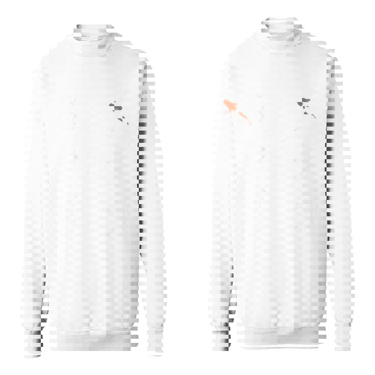 メダカ飼育者向け「メダカのおやぢ」デザイン-バックプリント- スウェットシャツ