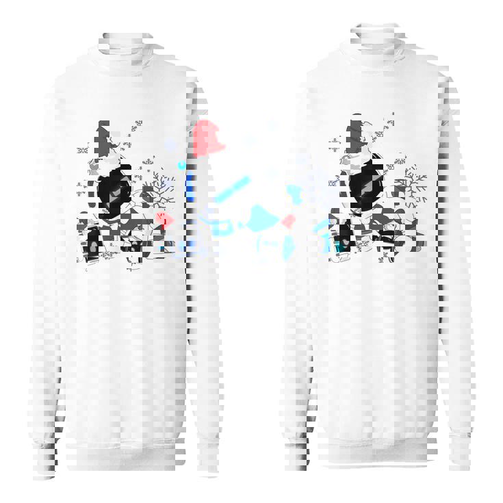 メリークリスマス アストロボット ファニースウェットシャツ スウェットシャツ