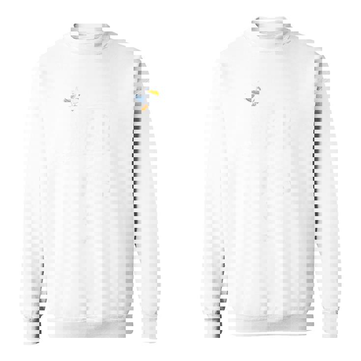 モインおかしな北ドイツ犬&カモメのデザイン。 スウェットシャツ