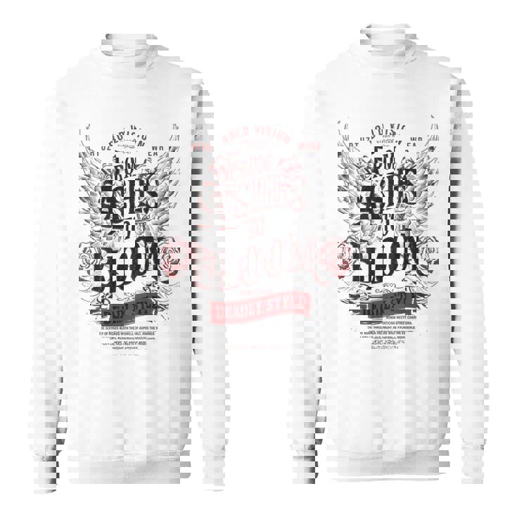 モダン ヒップホップ ビンテージ グラフィティ エッジー アーバン バックプリント ストリートウェア スウェットシャツ