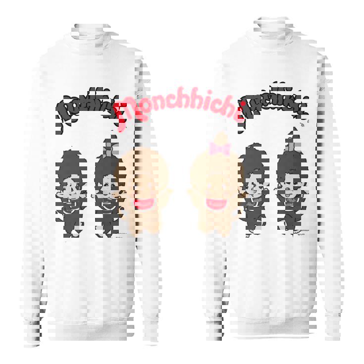 モンチッチグラフィック 長袖tシャツ スウェットシャツ