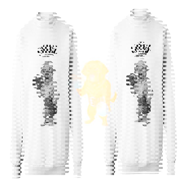 ラブラドールレトリバー 犬用筋肉トレーニング ダンベル付き スウェットシャツ