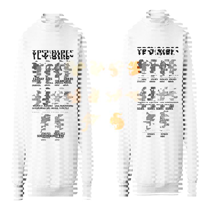 リスシャツの種類 おもしろリスシャツ リス スウェットシャツ