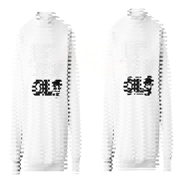 レトロ Justtop Oilave The Earth Meme スウェットシャツ