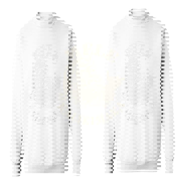 レトロ クリスマス メレ カリキマカ サンタクロース シャカ ハワイ スウェットシャツ