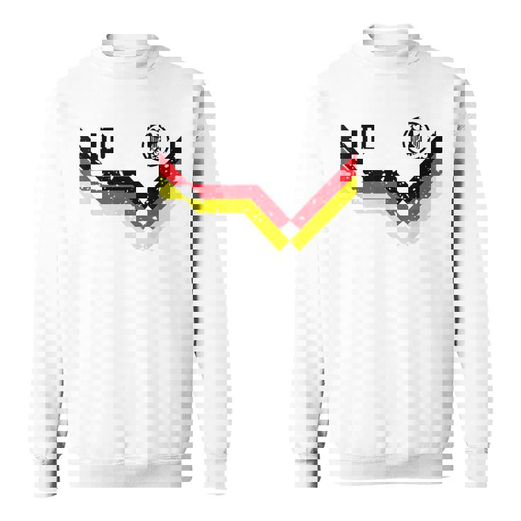 レトロなドイツシャツサッカージャージードイツ スウェットシャツ