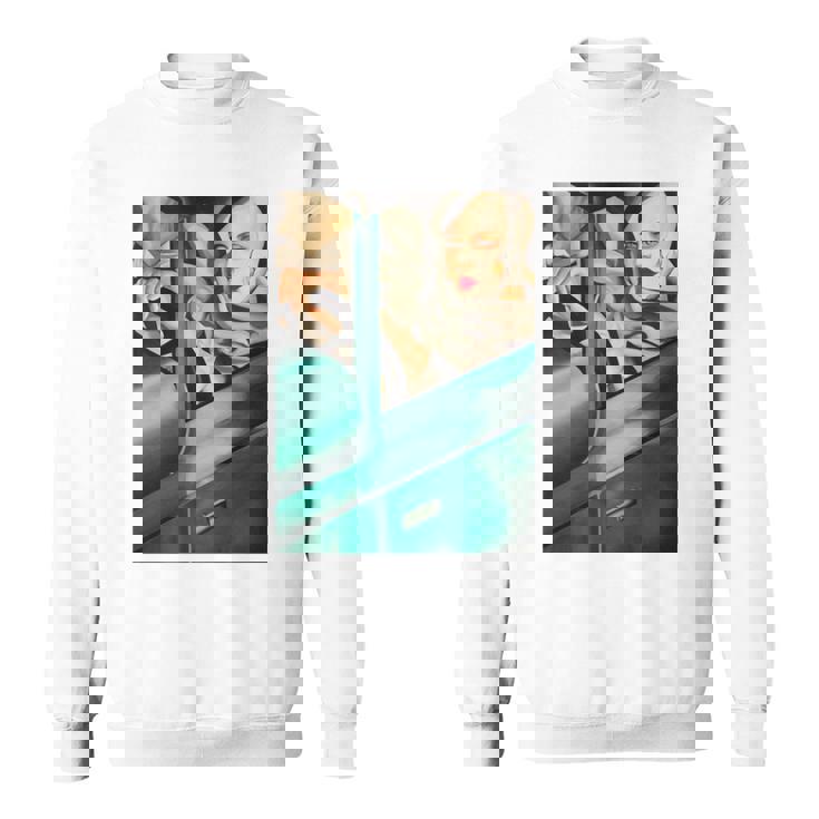 レンピカセルフポートレートの絵画autoportrait タマラ・ド・レンピッカ 長袖tシャツ スウェットシャツ