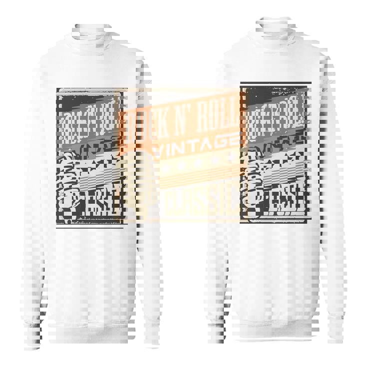 ロックンロールミュージック 1950年代ロカビリー Us 長袖tシャツ スウェットシャツ