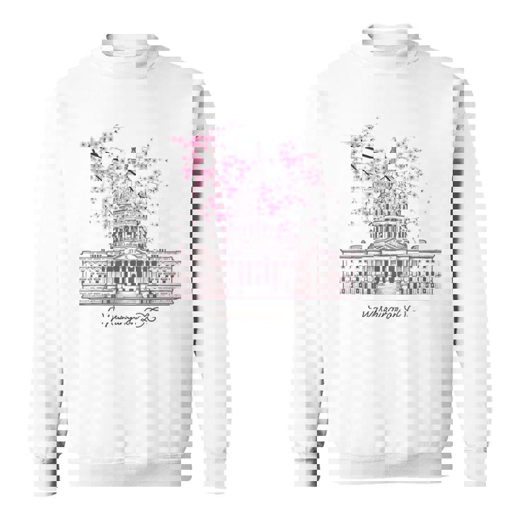 ワシントンdcキャピトルビル桜 スウェットシャツ