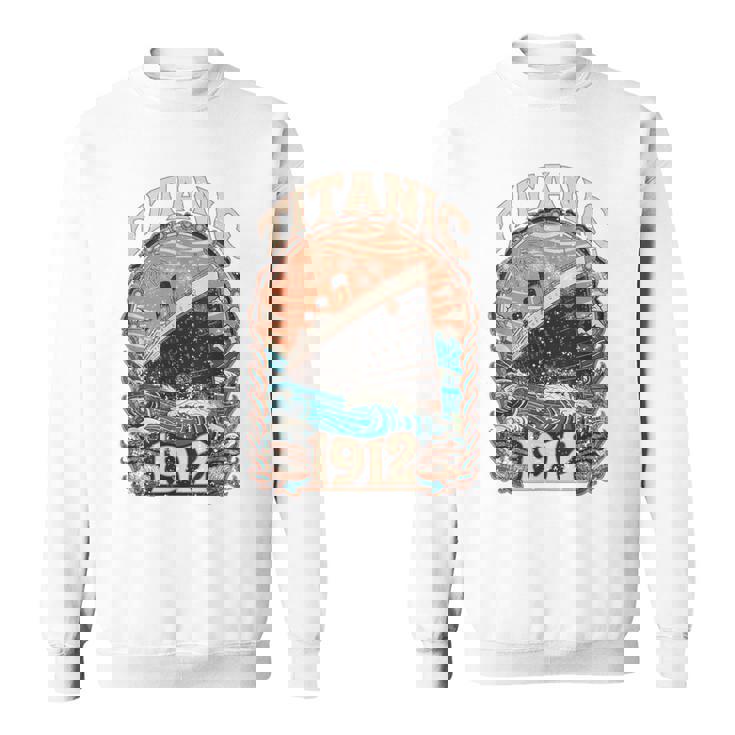 ヴィンテージ 1912年4月 Rms タイタニック アンティーク調クルーズデザイン スウェットシャツ