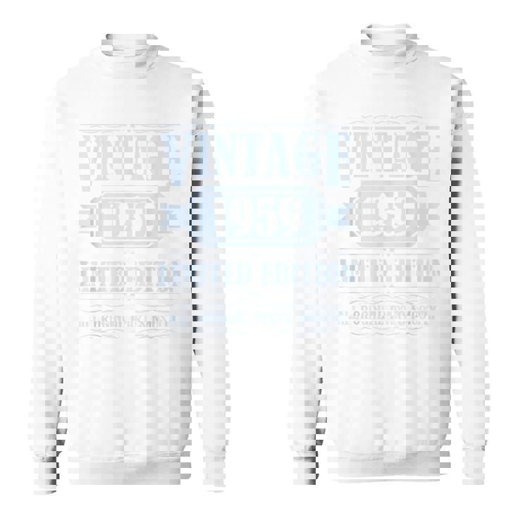 ヴィンテージ 1959 メンズ 限定版 Bday 1959 誕生日 スウェットシャツ