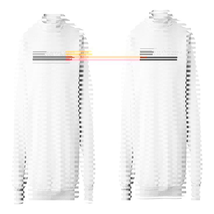 ヴィンテージ 1980年代グラフィックスタイル Town 'N' Country Florida 長袖tシャツ スウェットシャツ