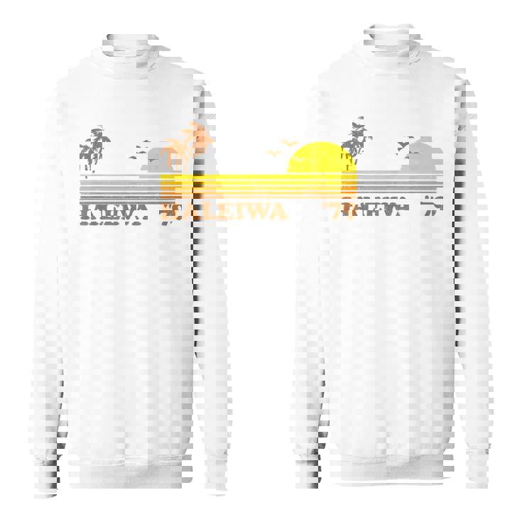 ヴィンテージ ハレイワ ハワイ ノースショア ビーチ レトロ サンセット 70年代 スウェットシャツ