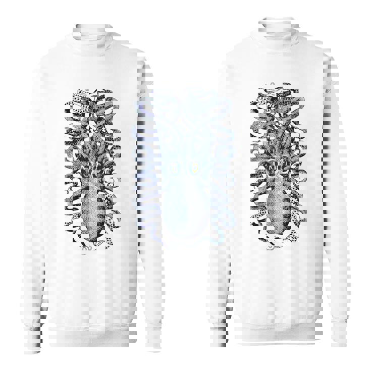 ヴィンテージ ブルー タコ スウェットシャツ