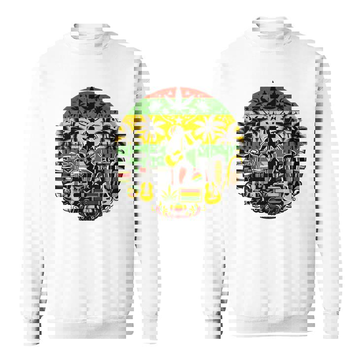 ヴィンテージ レゲエ服 ジャマイカ服 ラスタ服 レゲエ スウェットシャツ