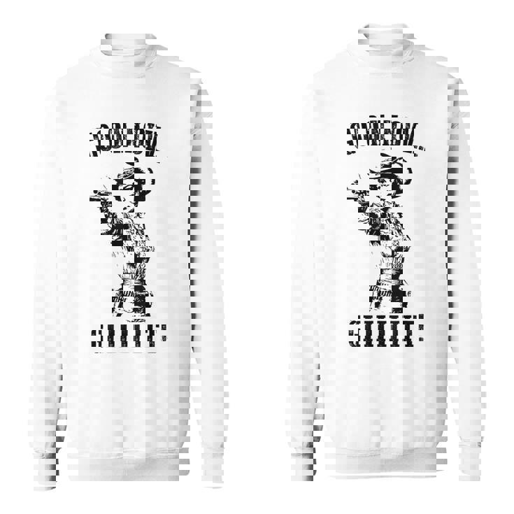 ヴィンテージカウガールシャツ Go On Git ウエスタンカウガール スウェットシャツ