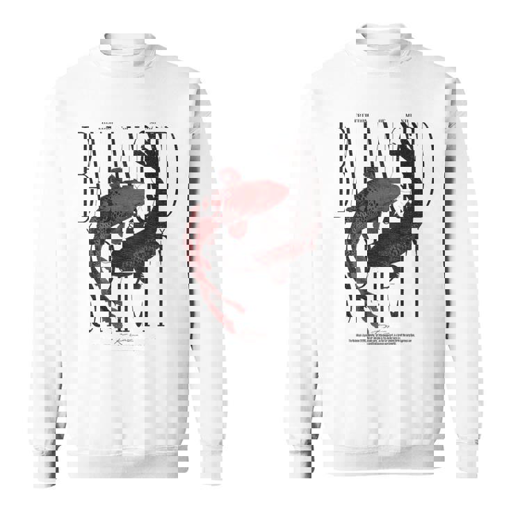 ヴィンテージグラフィティ錦鯉魚バックプリント鯉鯉 スウェットシャツ