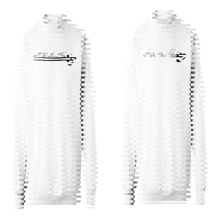 ヴィンテージフェンシング図面、フェンシング剣、レトロフェンサーデザイン。 スウェットシャツ