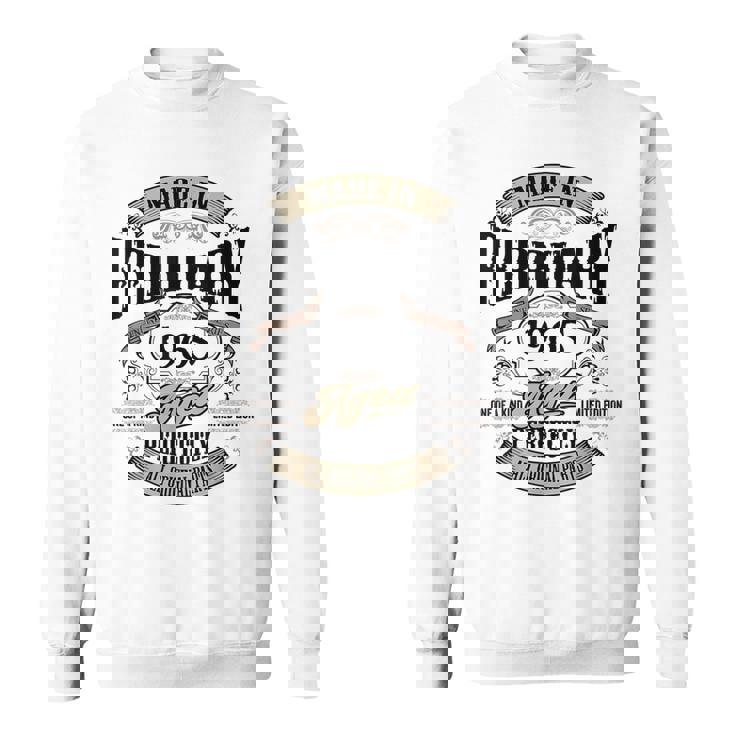 ヴィンテージ還暦祝い 1965年2月生まれ 60歳 スウェットシャツ