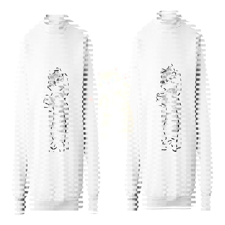 五十歩ひゃっほう 猫 ネタ ことわざ ことわざのもじり ジョーク ギャグ ダジャレ ツッコミ おもしろ メンズ 半袖 長袖tシャツ スウェットシャツ