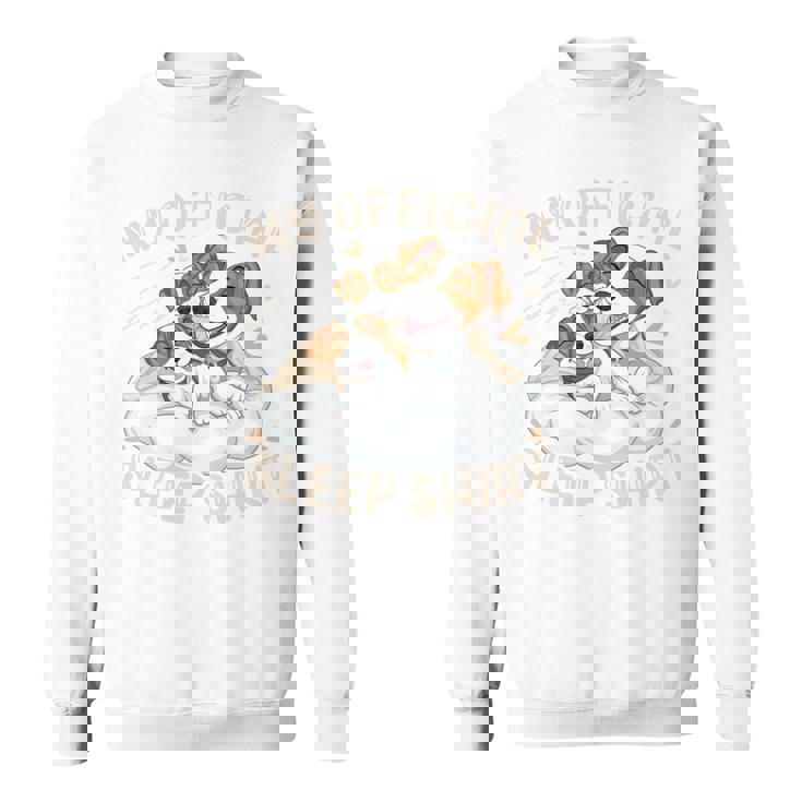 公式スリープシャツ、ジャックラッセルテリアと子犬 長袖tシャツ スウェットシャツ