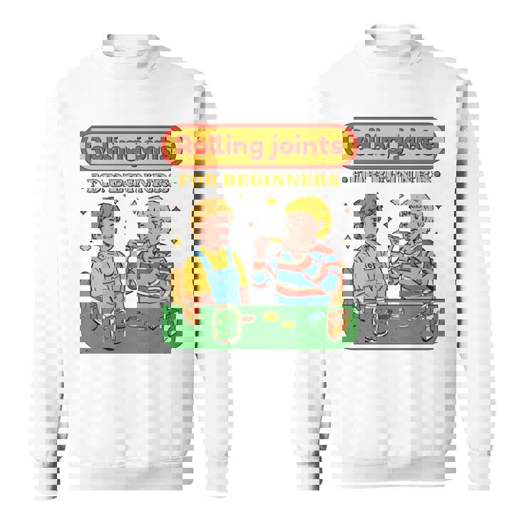 初心者向けツイストジョイント 大麻マリファナ 長袖tシャツ スウェットシャツ