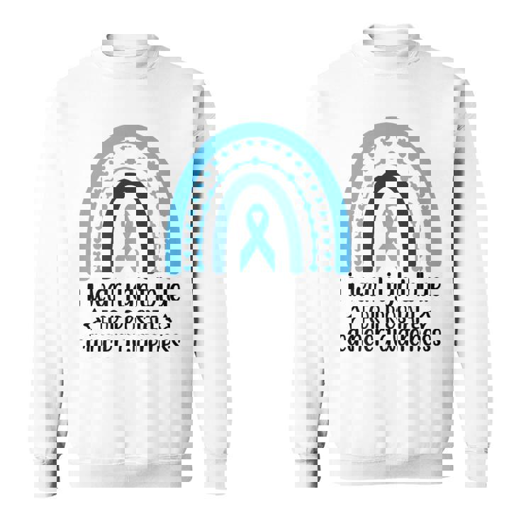 前立腺がん啓発 ライトブルー アーチ スウェットシャツ