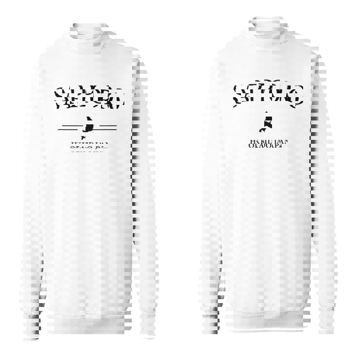 北海道 札幌 ジャパン おしゃれ クール ロゴ スウェットシャツ