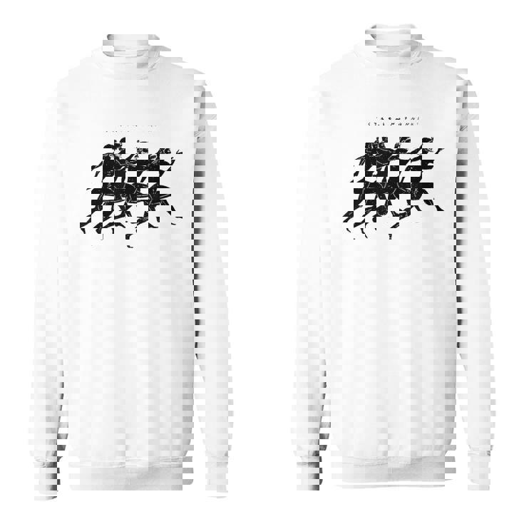 古代ギリシャの翼のあるランナー 2 考古学歴史家 スウェットシャツ