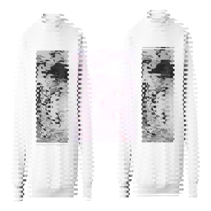 吸血鬼 アニメ ワイフ 長袖tシャツ スウェットシャツ