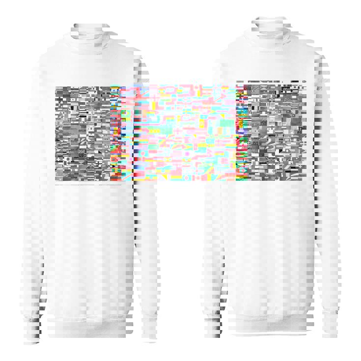 国際世界旗 国旗 世界地図 地球儀 スウェットシャツ