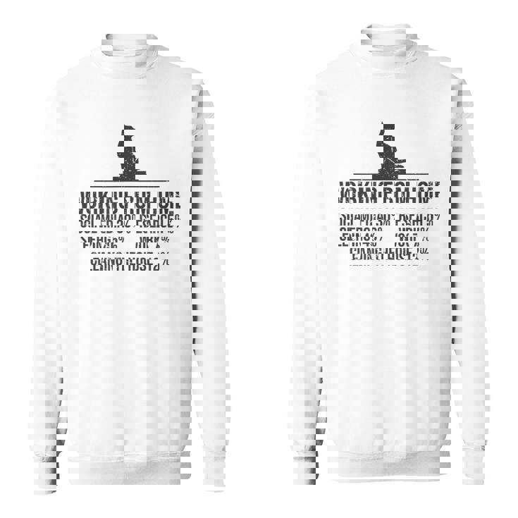 在宅勤務 在宅清掃 スウェットシャツ